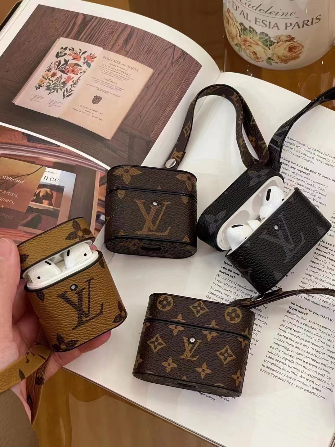 LuxePod Charm: Signature LV AirPods Case