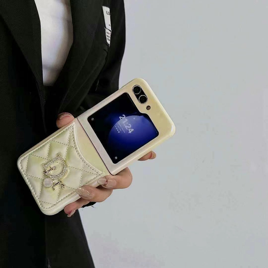 Christian Dior Sleek Half-Screen Case for Samsung Z Flip