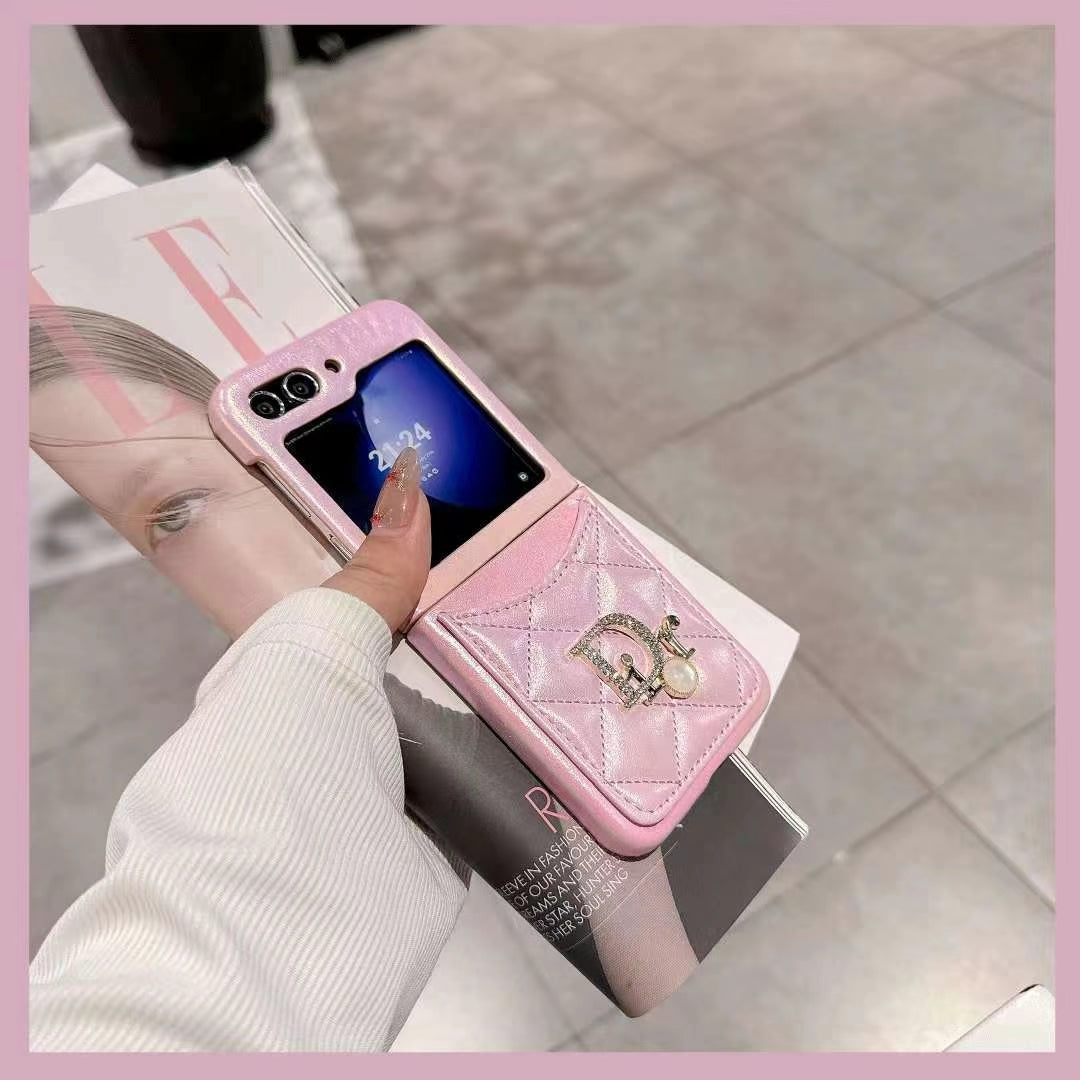 Christian Dior Sleek Half-Screen Case for Samsung Z Flip