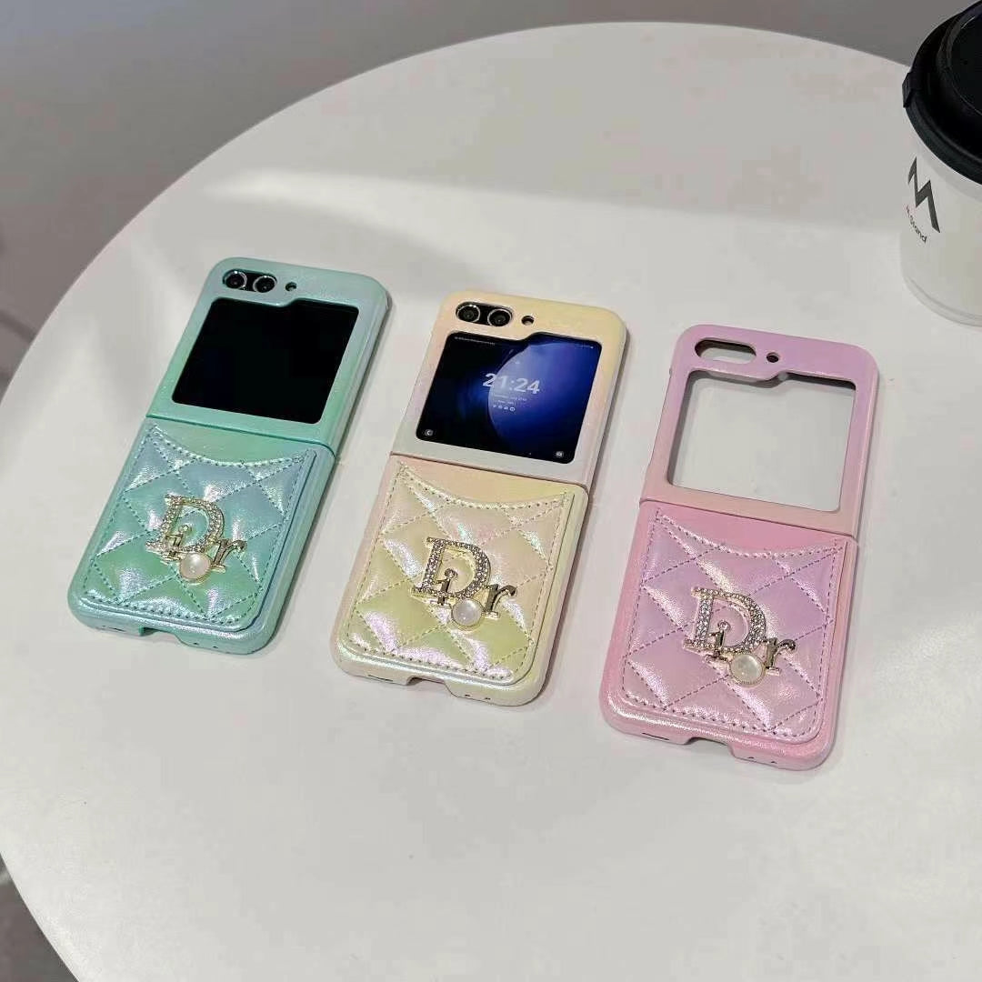 Christian Dior Sleek Half-Screen Case for Samsung Z Flip