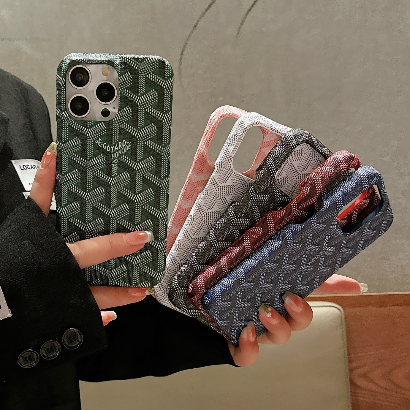 Goyard Graphic Slim Case