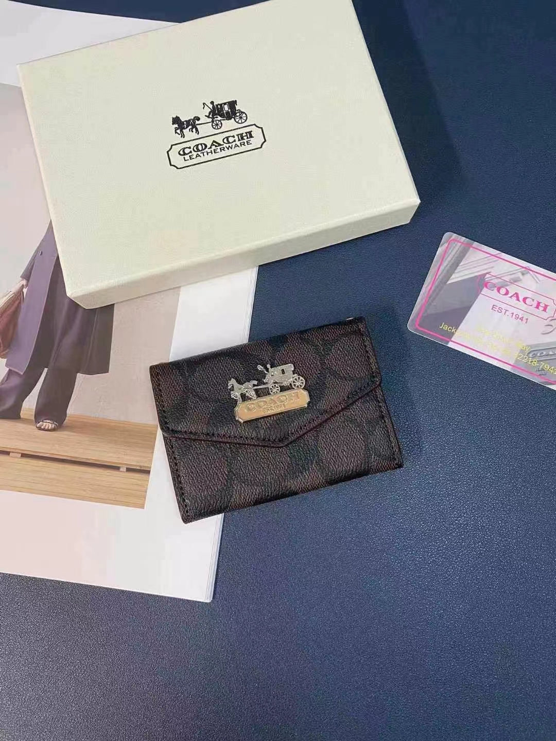 SleekFit Coach Card Case