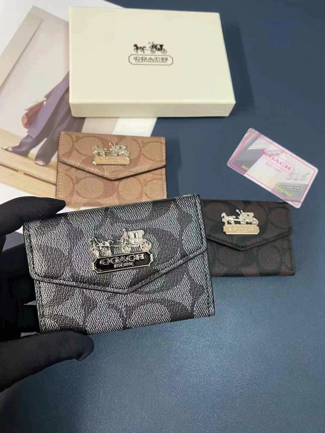 SleekFit Coach Card Case