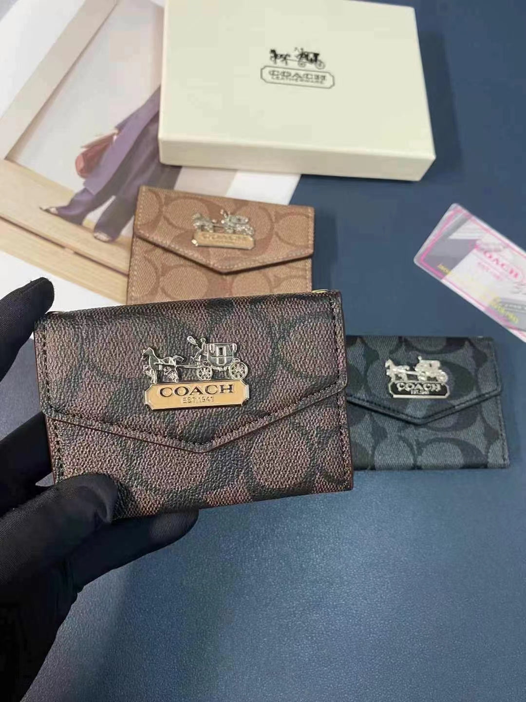 SleekFit Coach Card Case