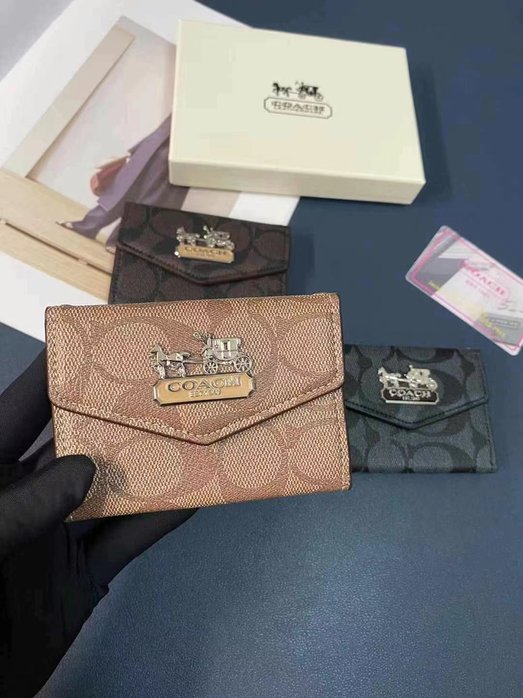 SleekFit Coach Card Case