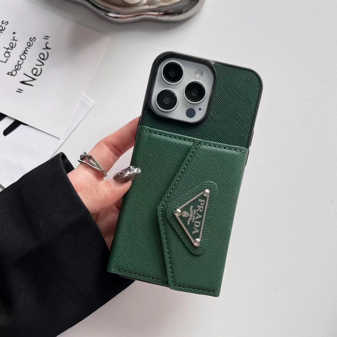 Prada On-the-Go Luxe Phone Case with Card Case