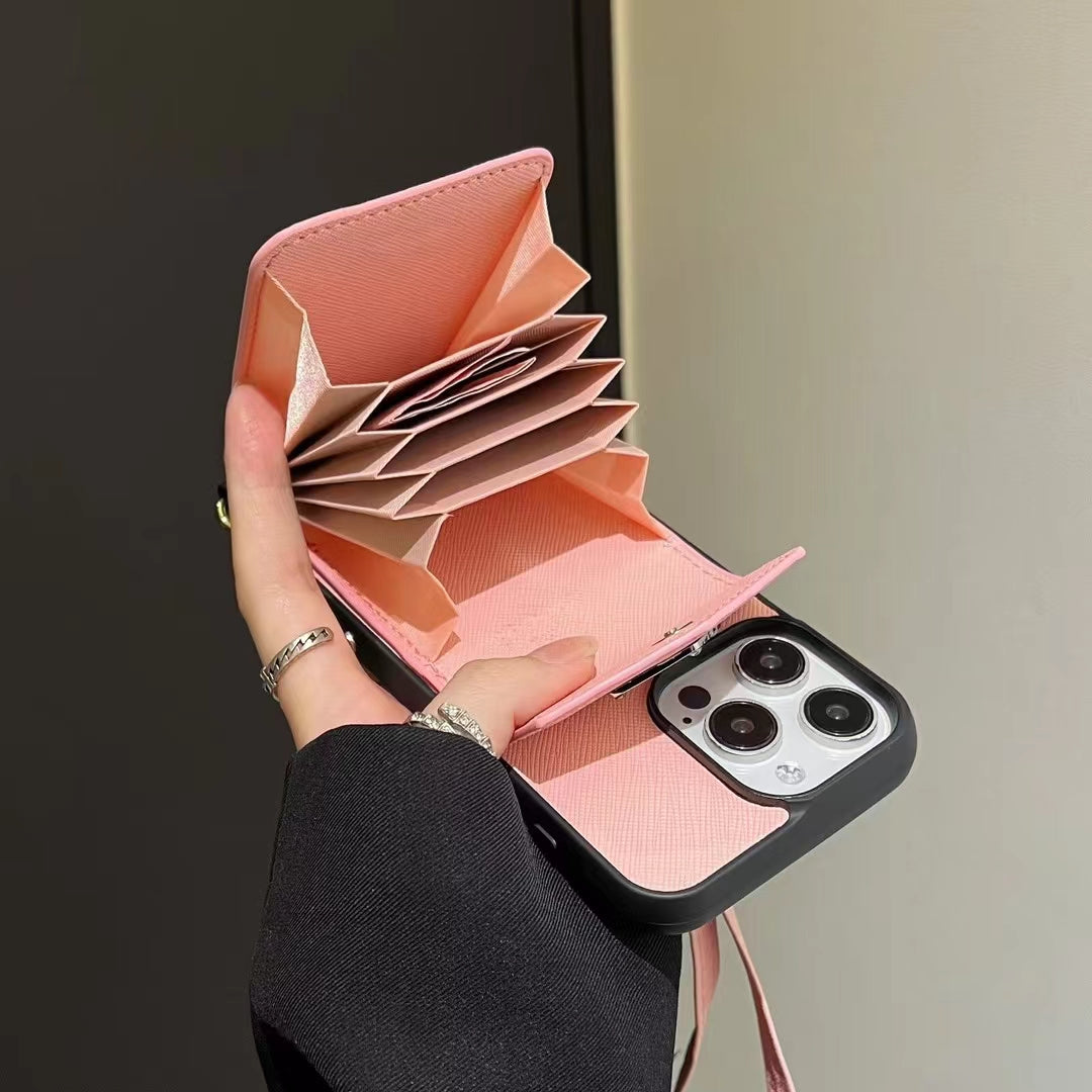 Prada Signature Slim Wallet Phone Case