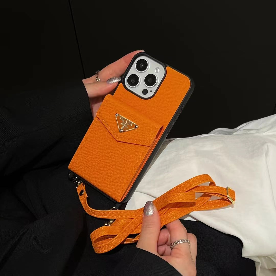 Prada Signature Slim Wallet Phone Case