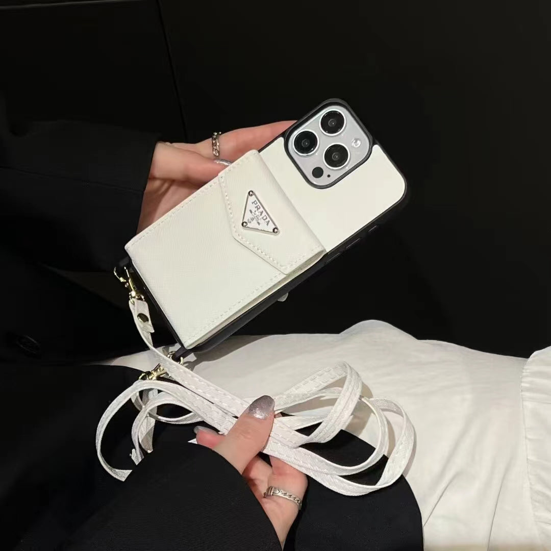 Prada Signature Slim Wallet Phone Case