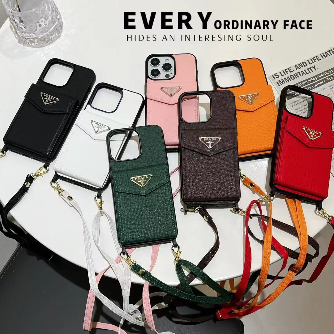 Prada Signature Slim Wallet Phone Case