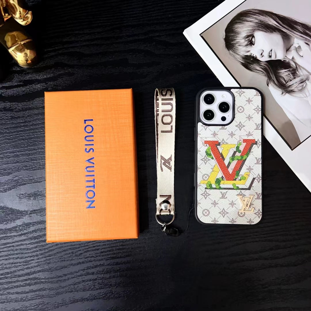 LV with Card Holder iPhone Case