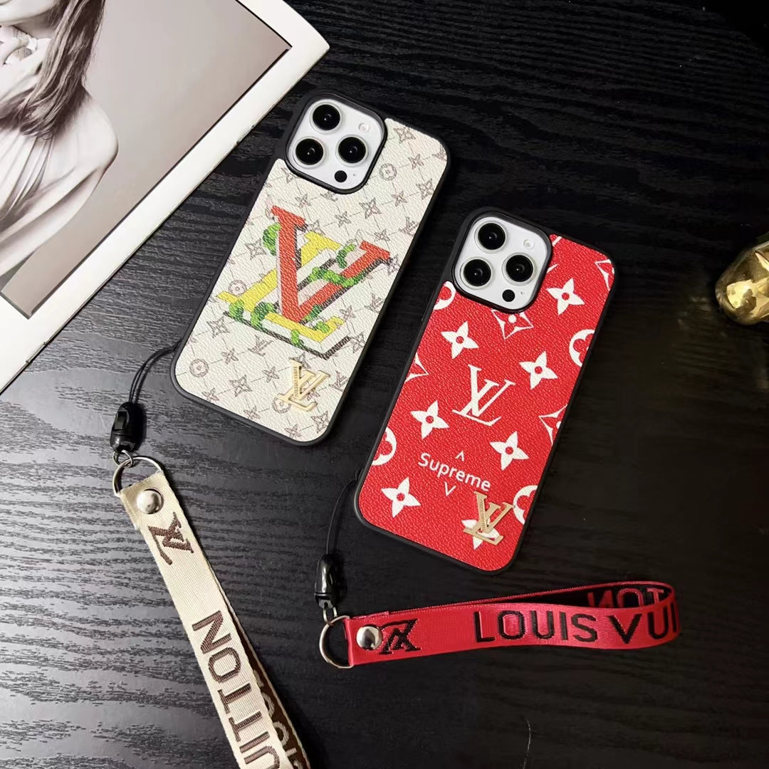 LV with Card Holder iPhone Case