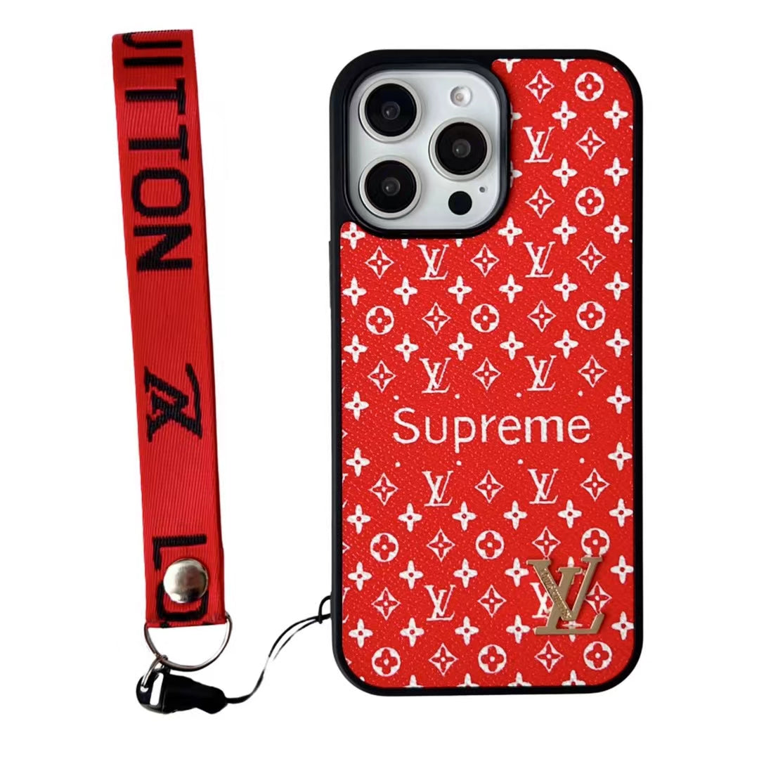 LV with Card Holder iPhone Case