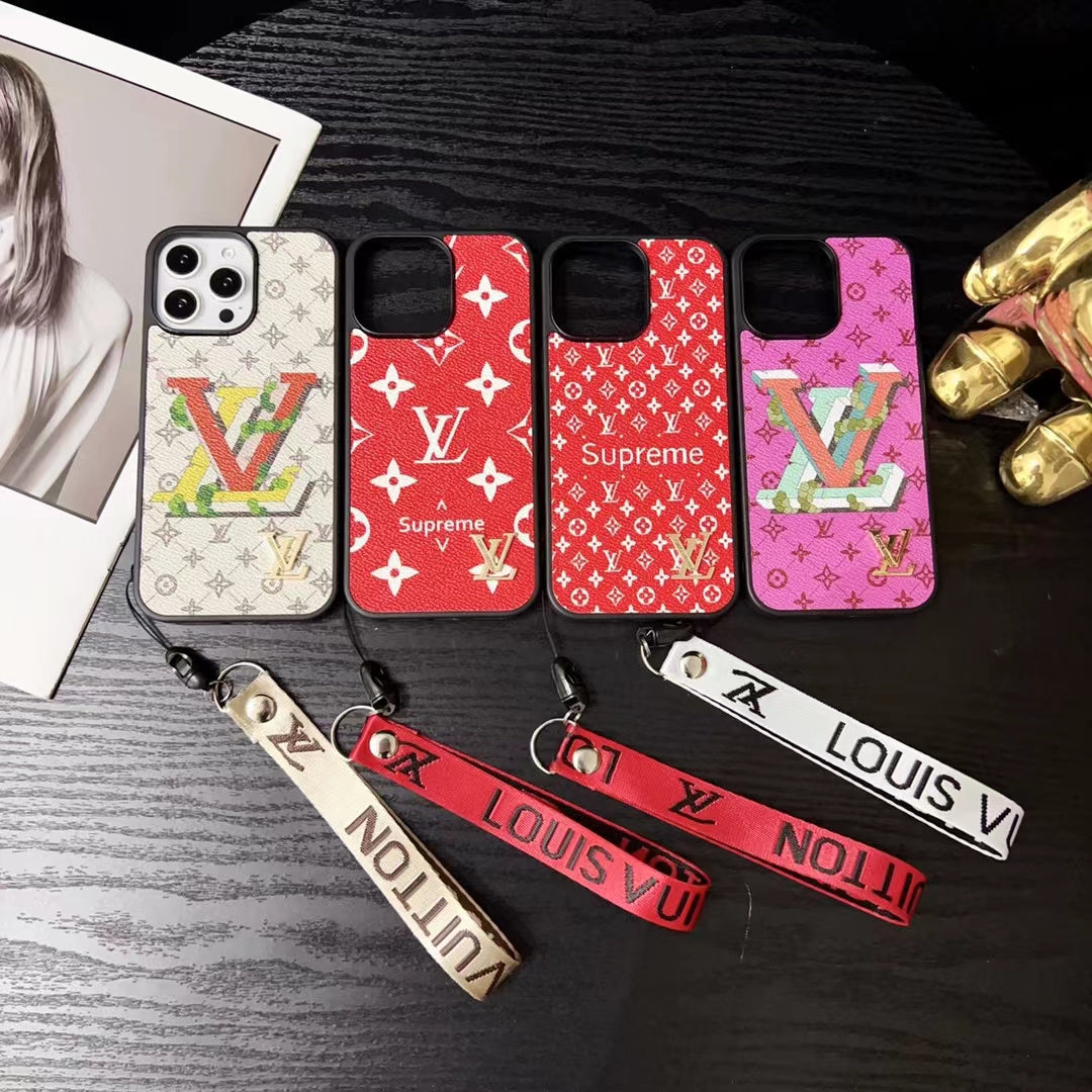 LV with Card Holder iPhone Case
