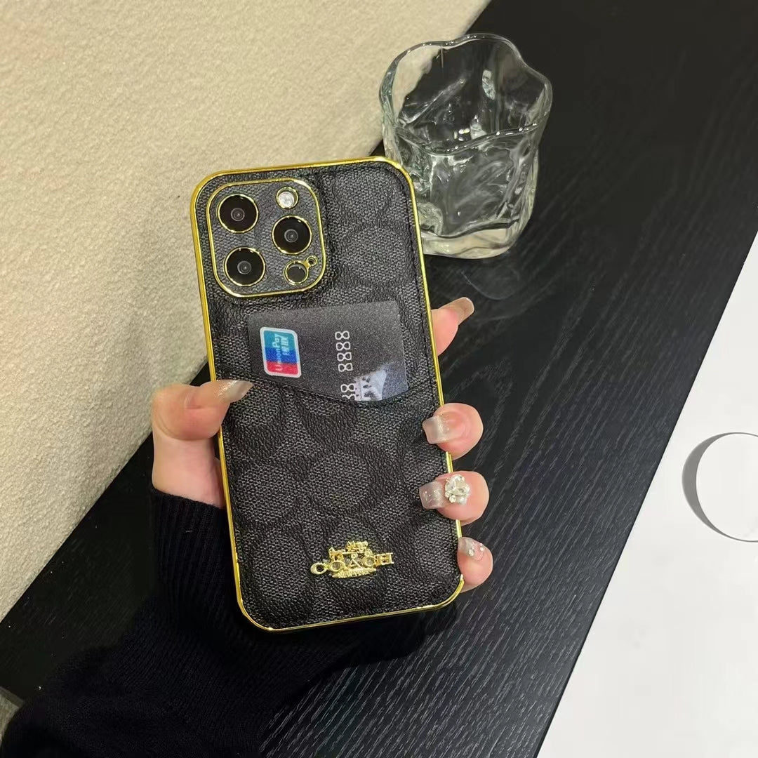 Coach Everyday Essentials iPhone Case with Card Slot