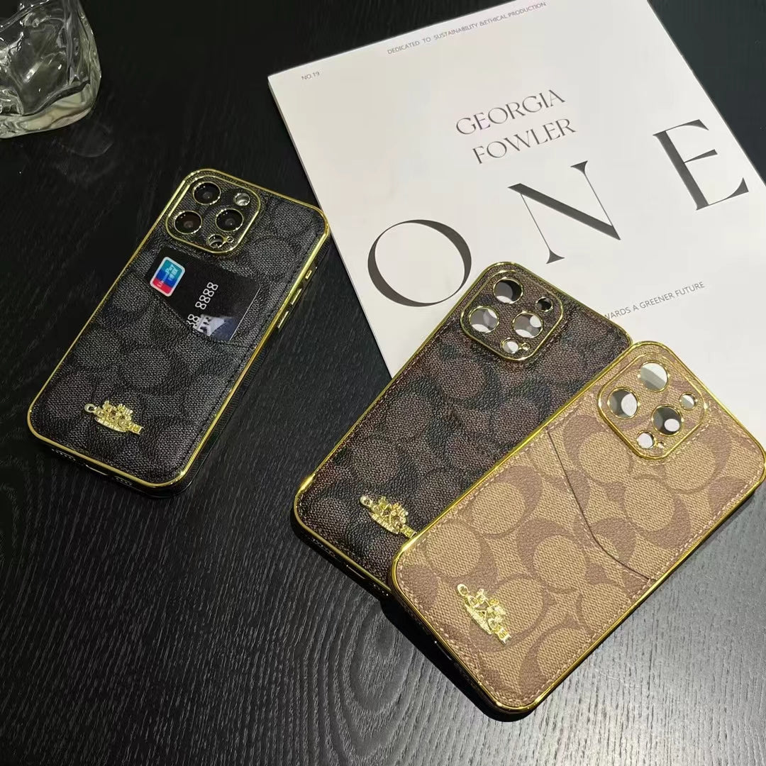 Coach Everyday Essentials iPhone Case with Card Slot
