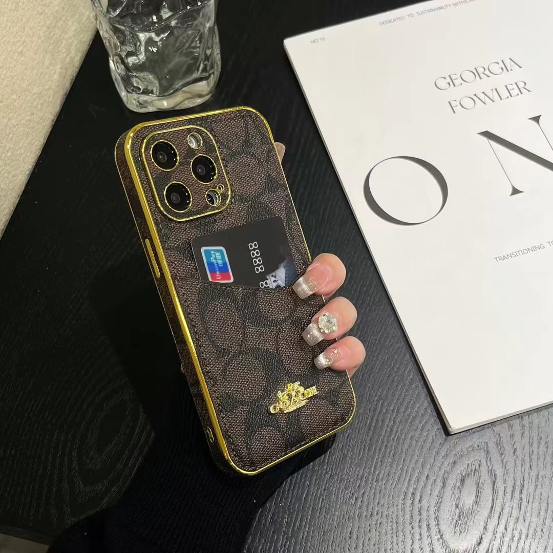 Coach Everyday Essentials iPhone Case with Card Slot