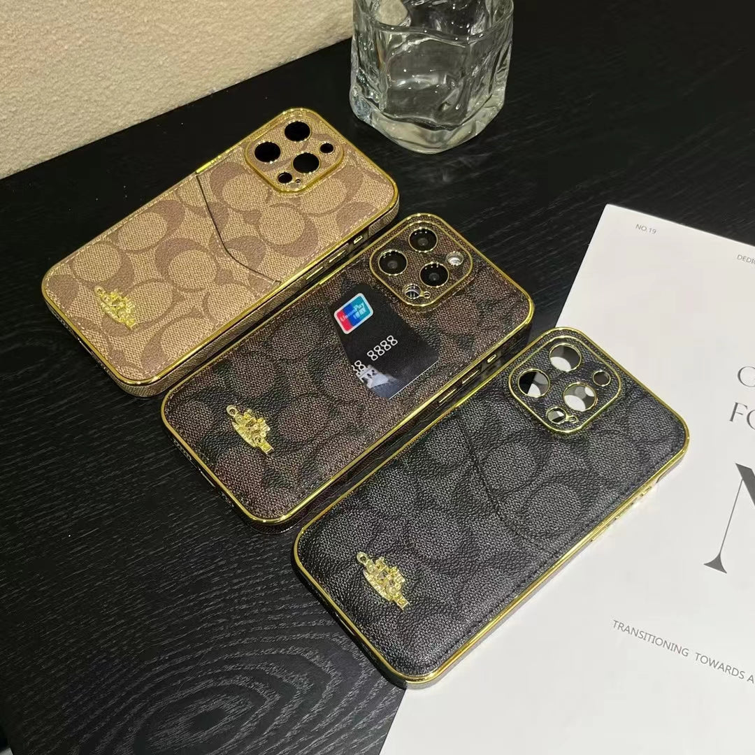 Coach Everyday Essentials iPhone Case with Card Slot
