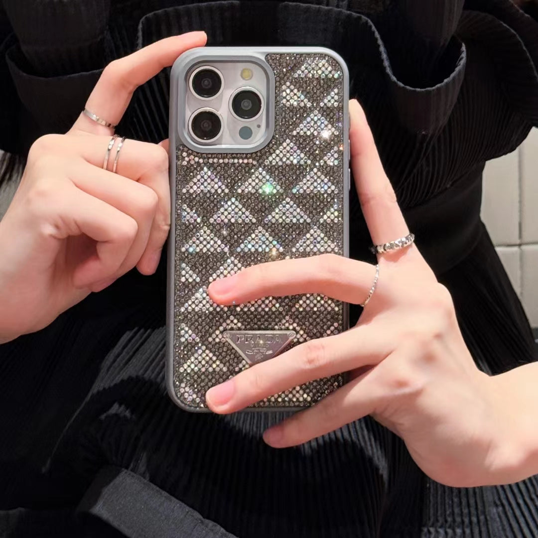 GlimmerGloss Chic Prada Phone Case