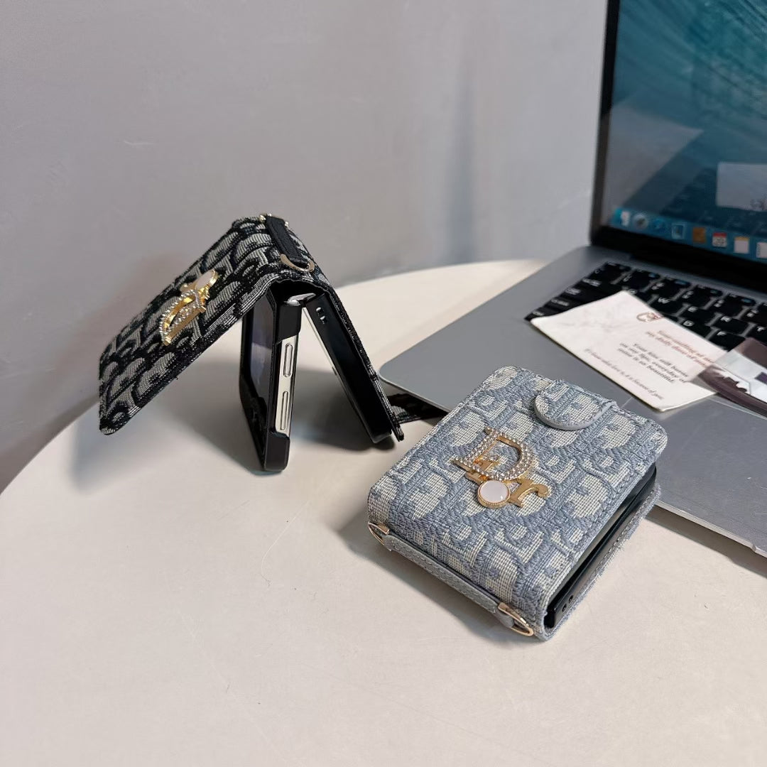 Fendi / Tory Burch / Dior LuxeFold Design for Samsung Flip Case