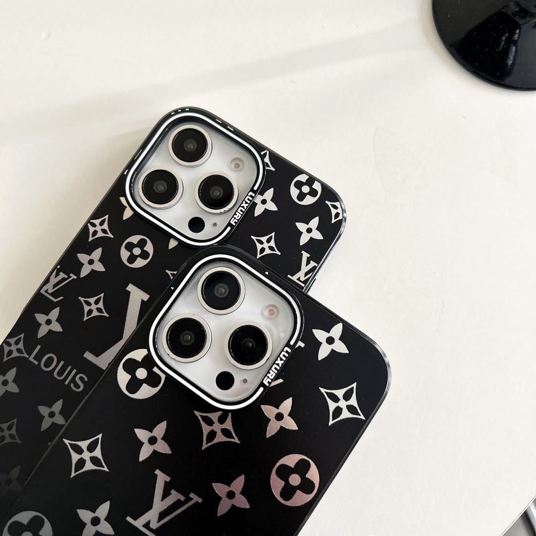 Monogram Edge: Elegant LV iPhone Cover