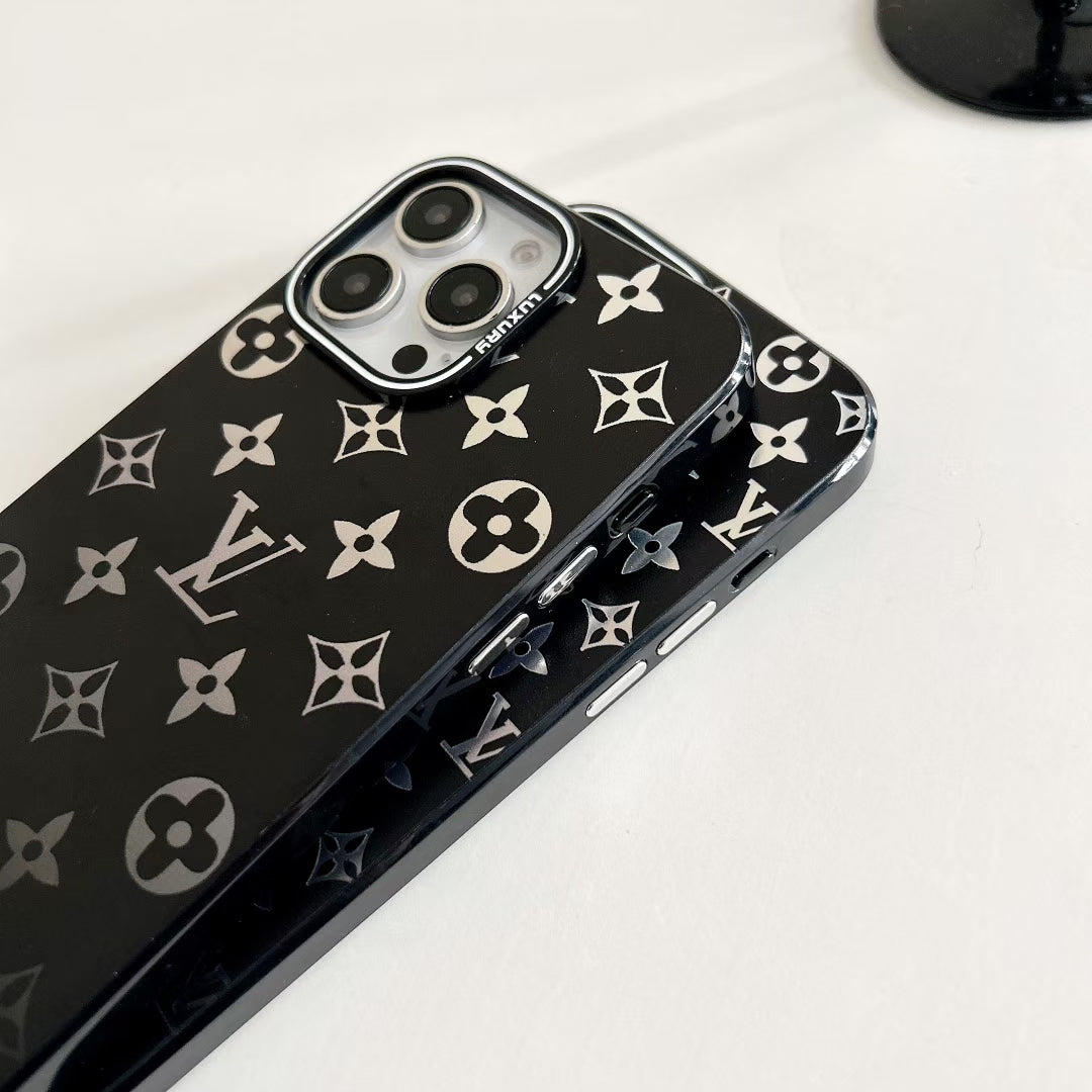 Monogram Edge: Elegant LV iPhone Cover