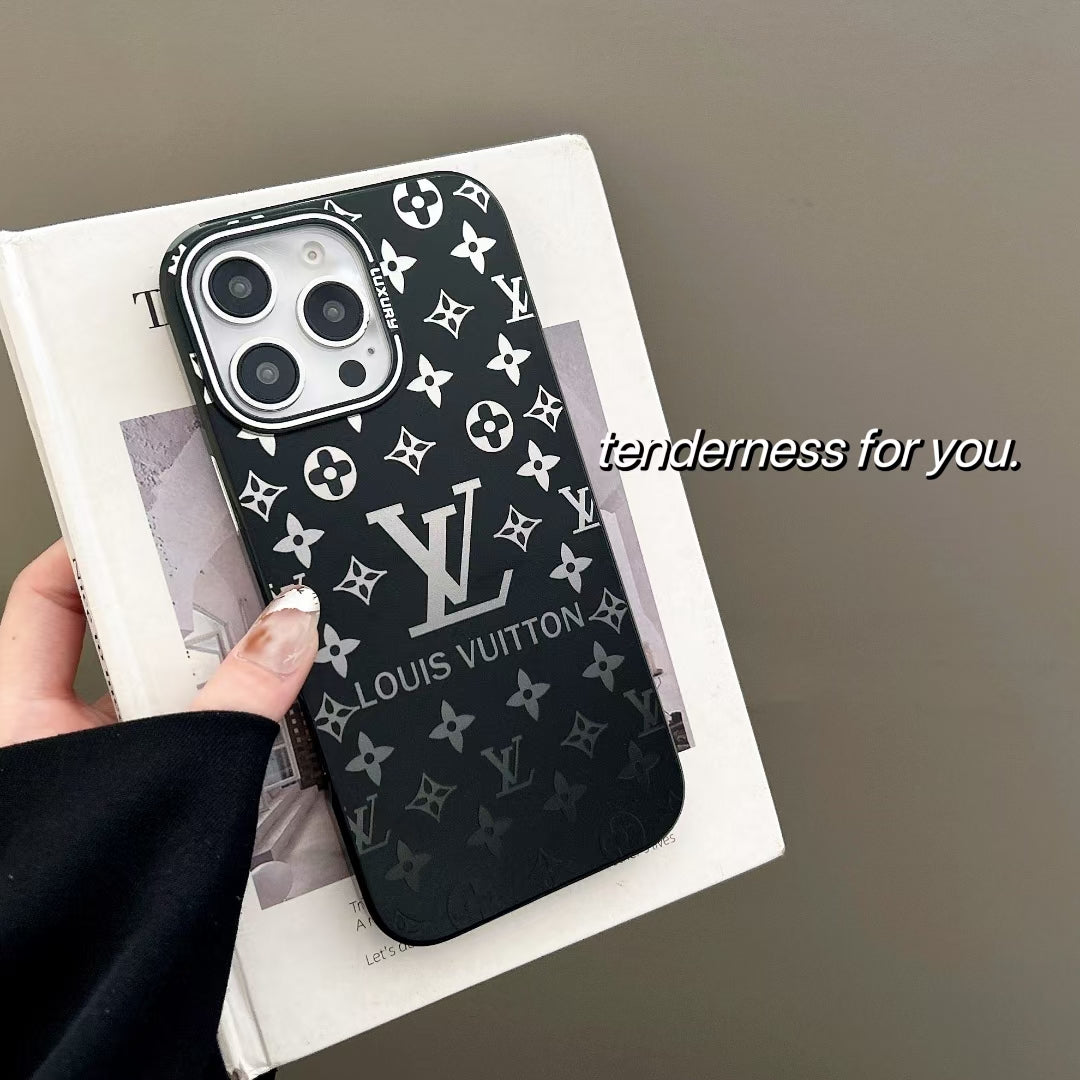 Monogram Edge: Elegant LV iPhone Cover