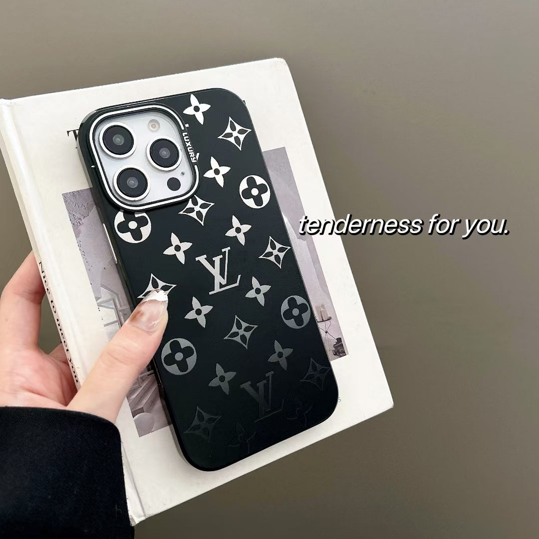 Monogram Edge: Elegant LV iPhone Cover