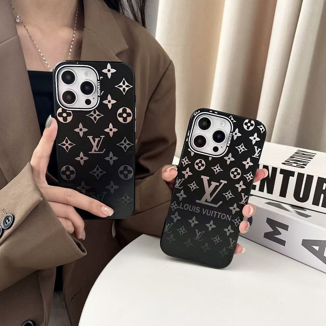 Monogram Edge: Elegant LV iPhone Cover