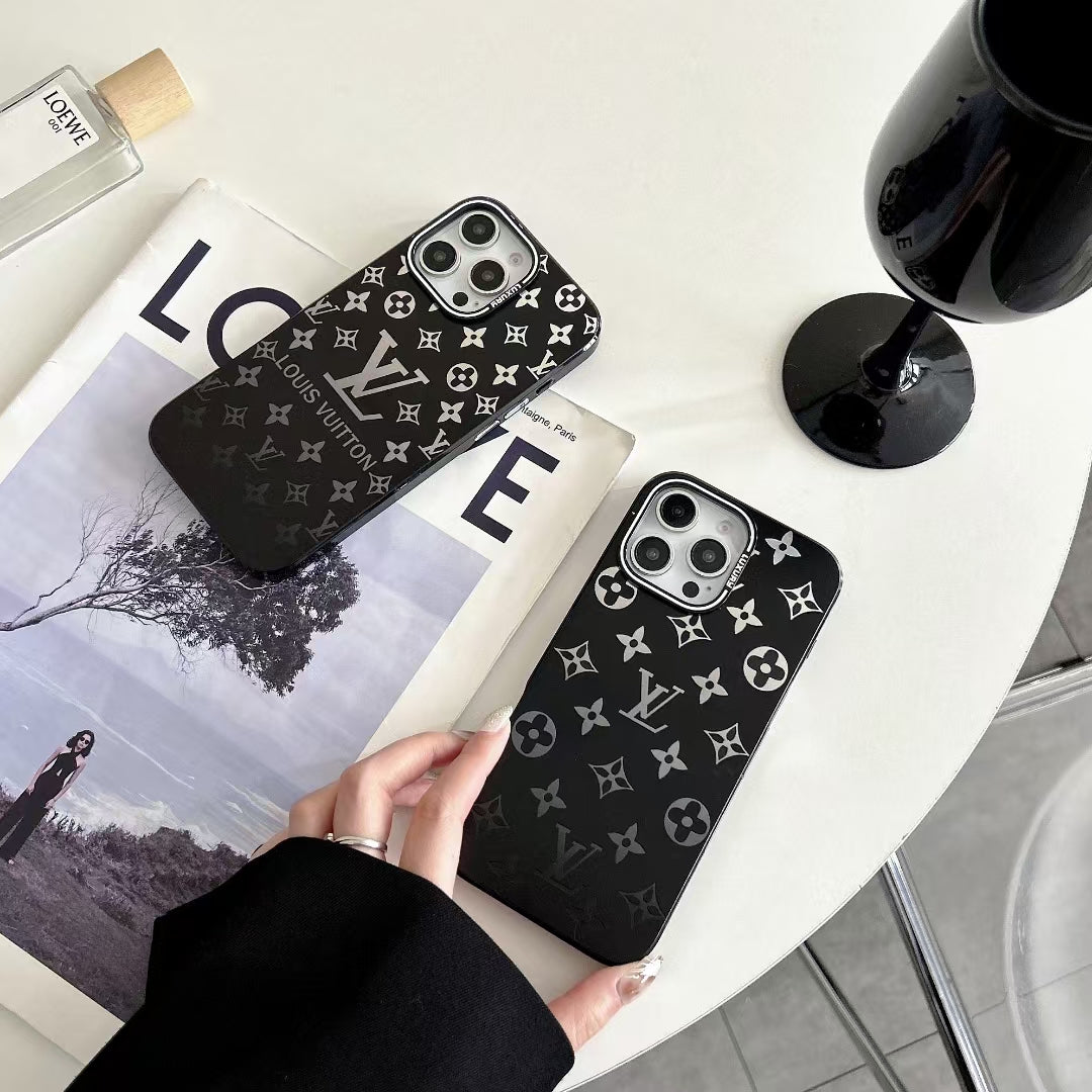 Monogram Edge: Elegant LV iPhone Cover
