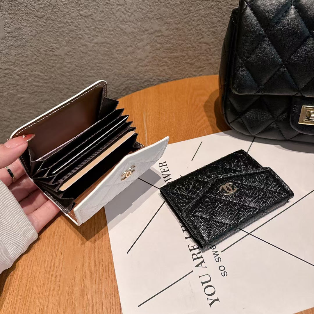 Chic Curve Mini Chanel Card Wallet