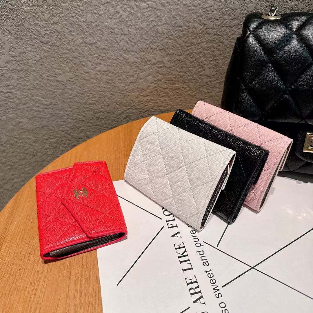 Chic Curve Mini Chanel Card Wallet