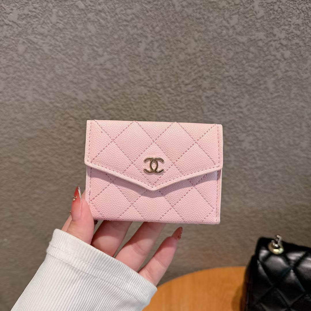 Chic Curve Mini Chanel Card Wallet