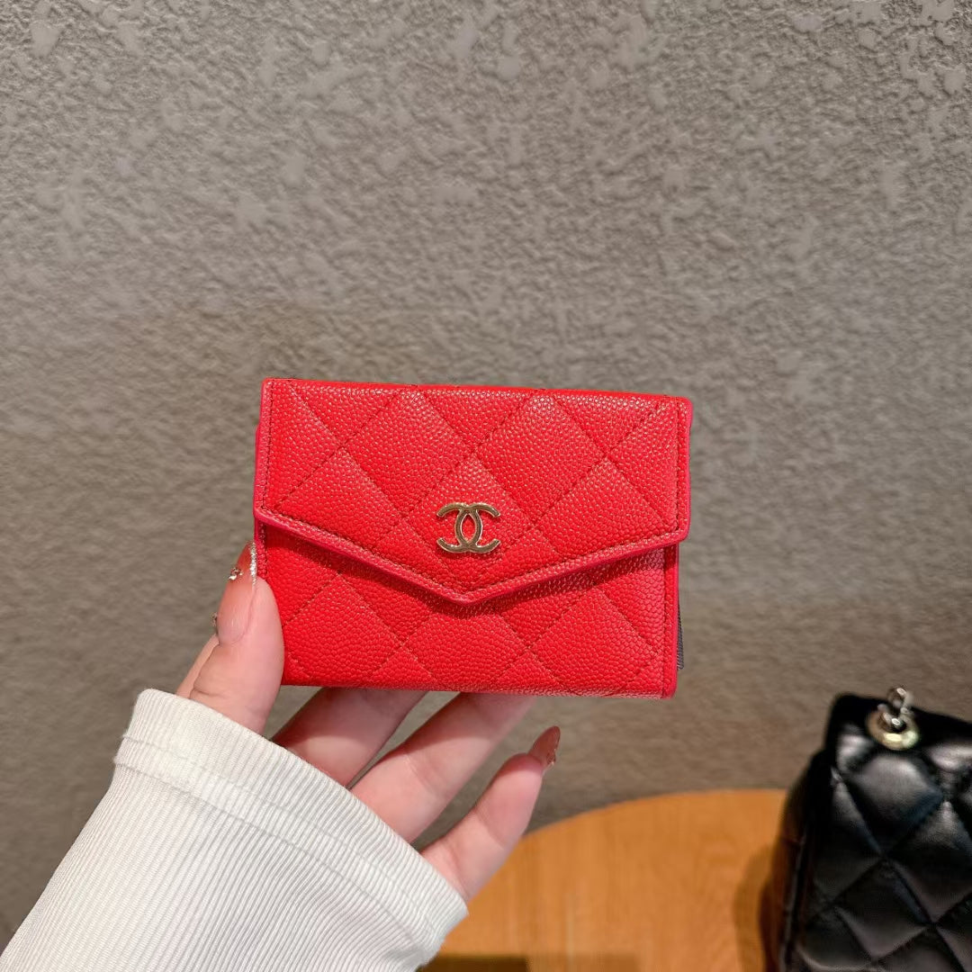 Chic Curve Mini Chanel Card Wallet
