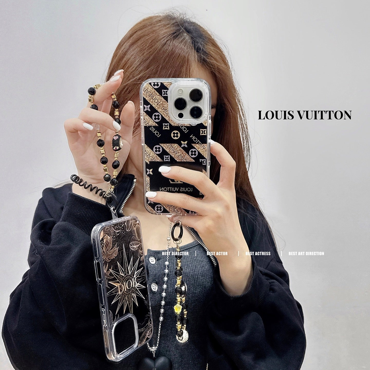 Christian Dior/Louis Vuitton Signature Aura Case for iPhone