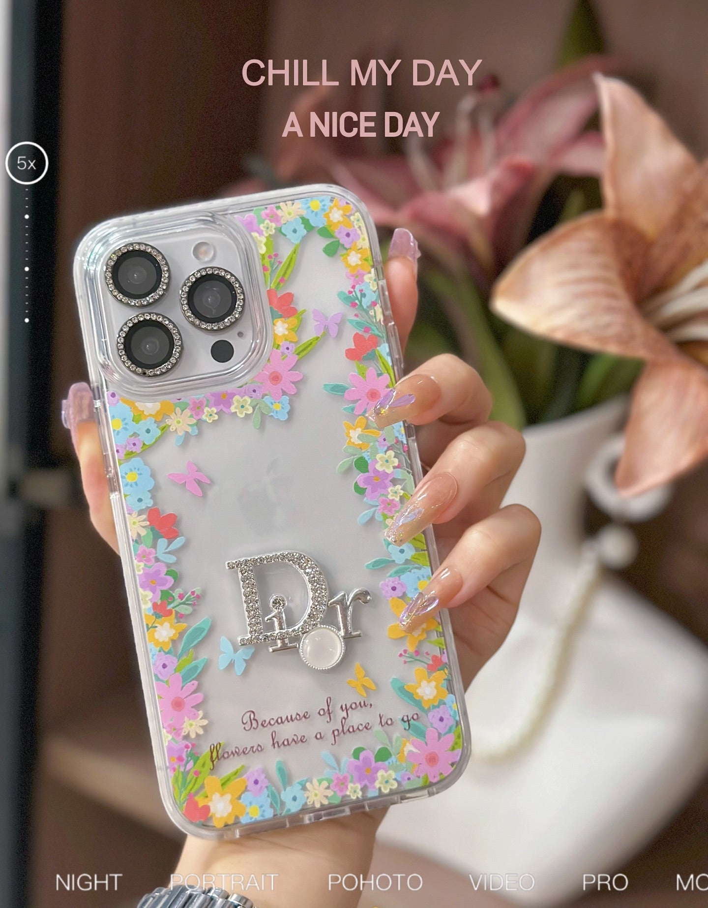 Christian Dior Modern Minimalist iPhone Case