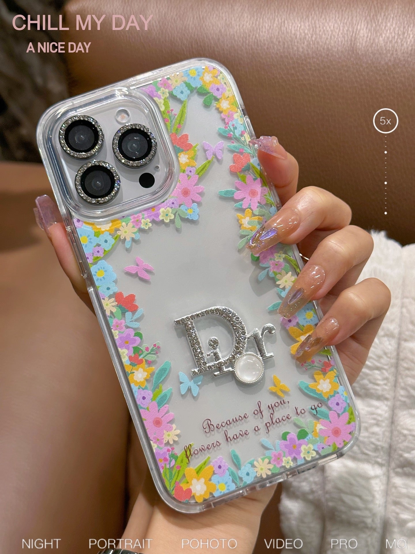 Christian Dior Modern Minimalist iPhone Case