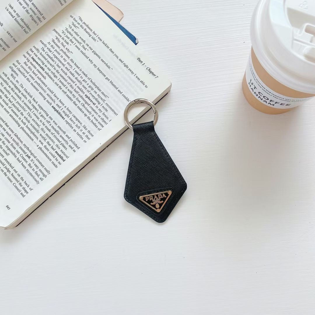 Prada Signature Loop Keychain