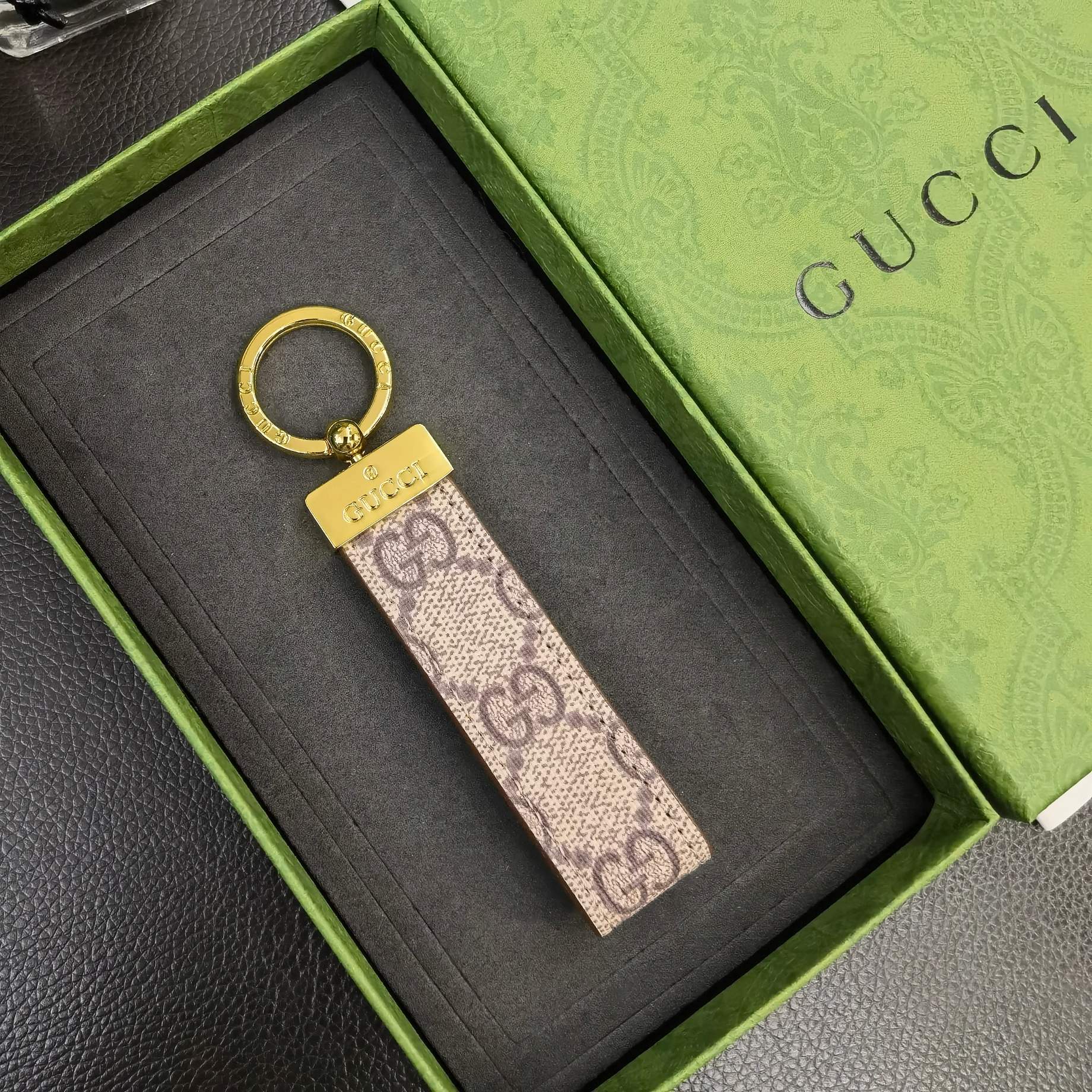 Gucci Loop Tag Key Ring