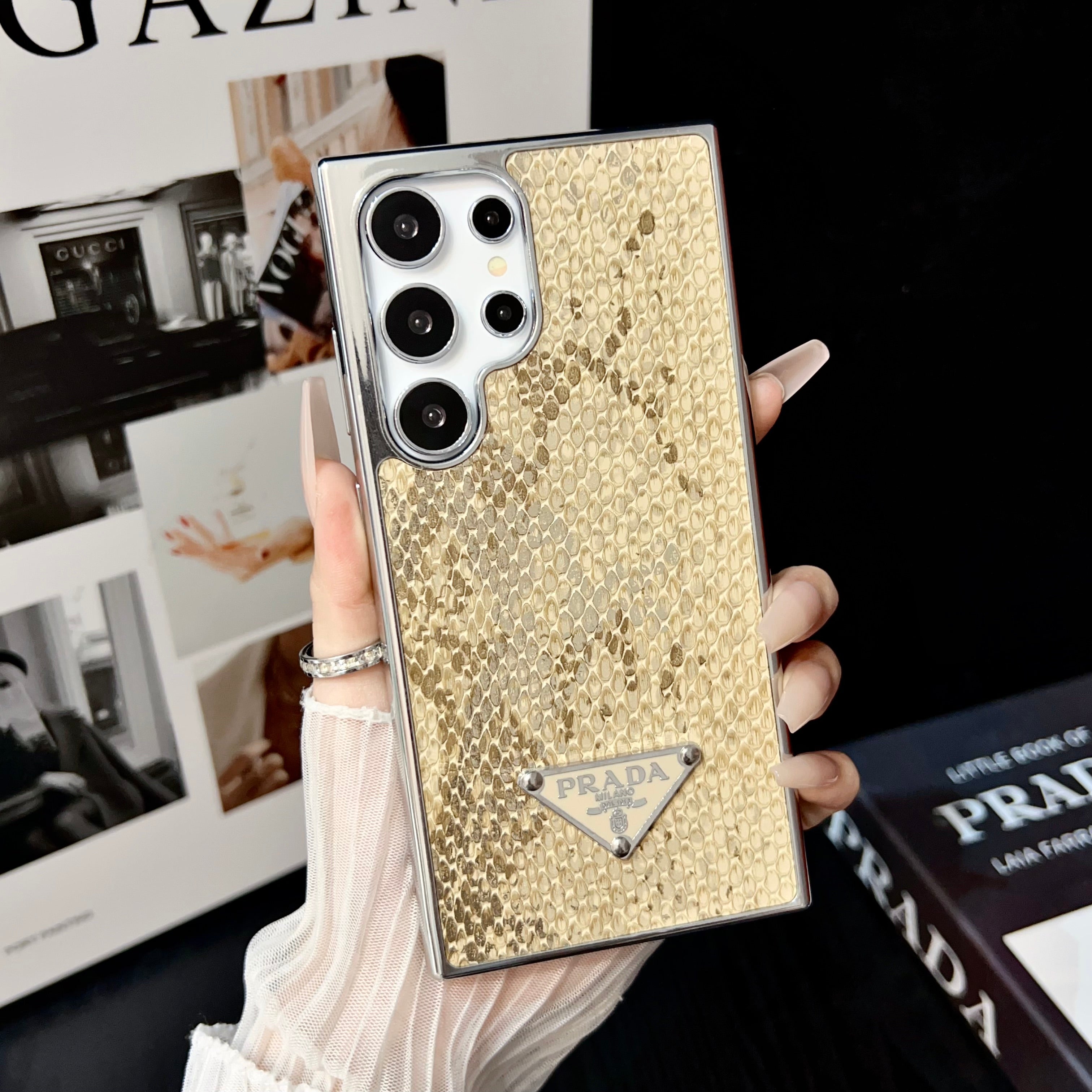 Sleek and Elegant Prada Samsung Phone case