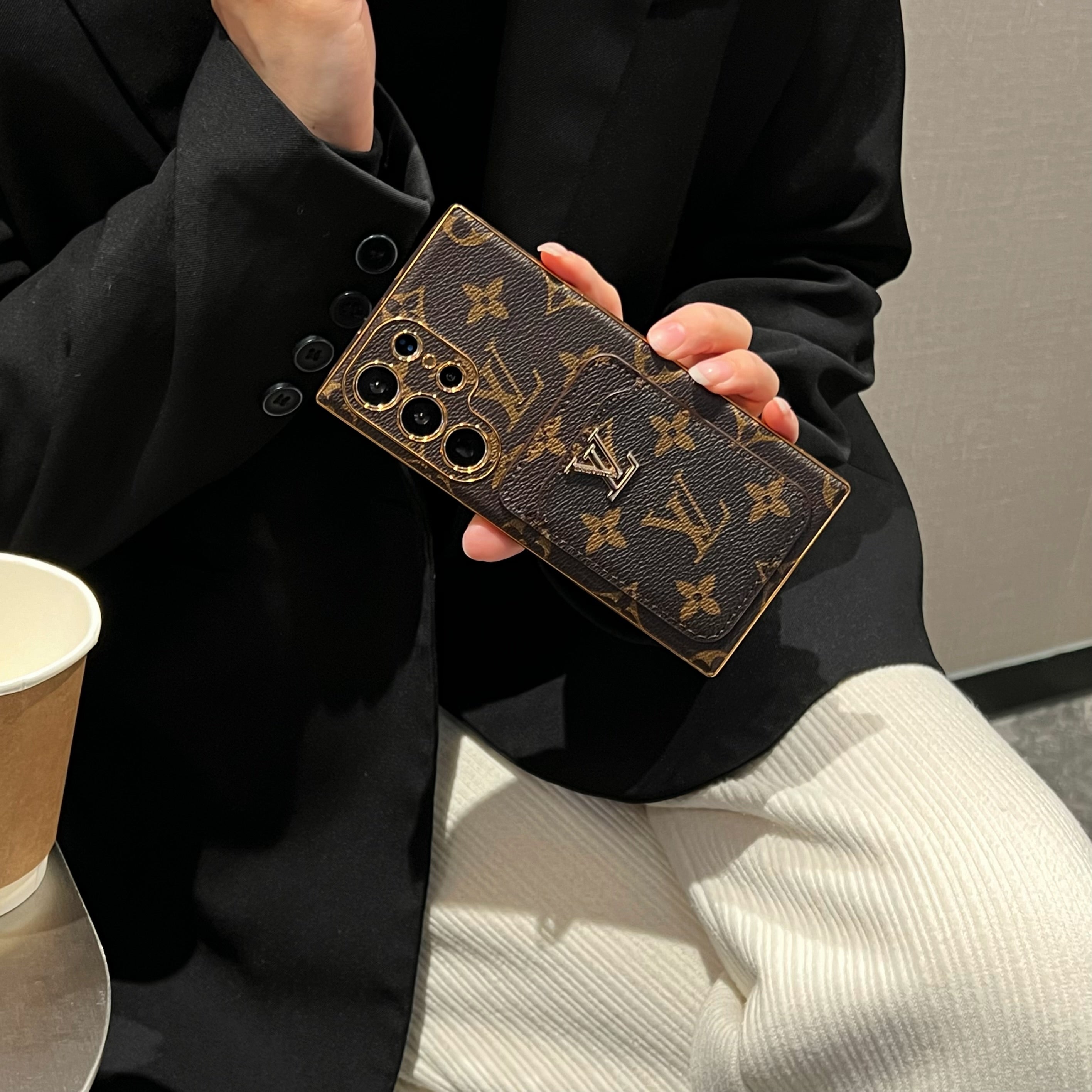 LV Signature Slim Shield for Samsung