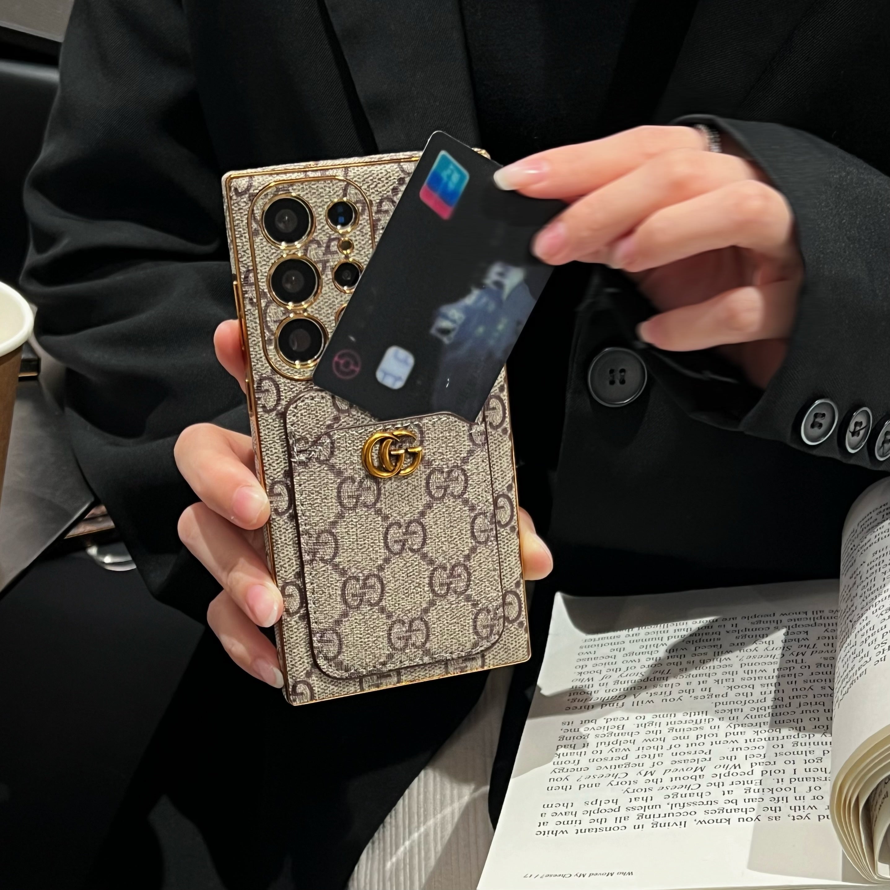 LV Signature Slim Shield for Samsung
