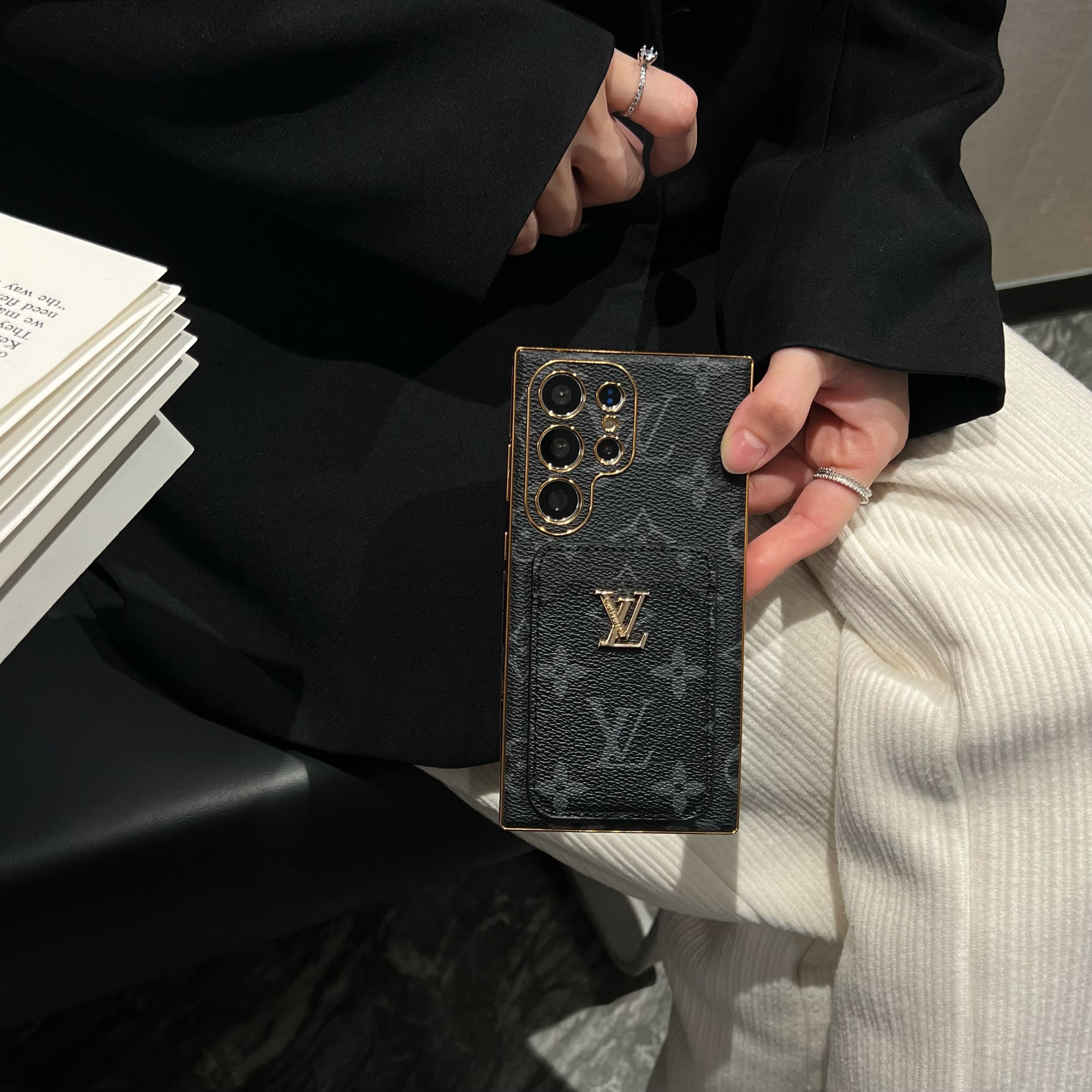 LV Signature Slim Shield for Samsung