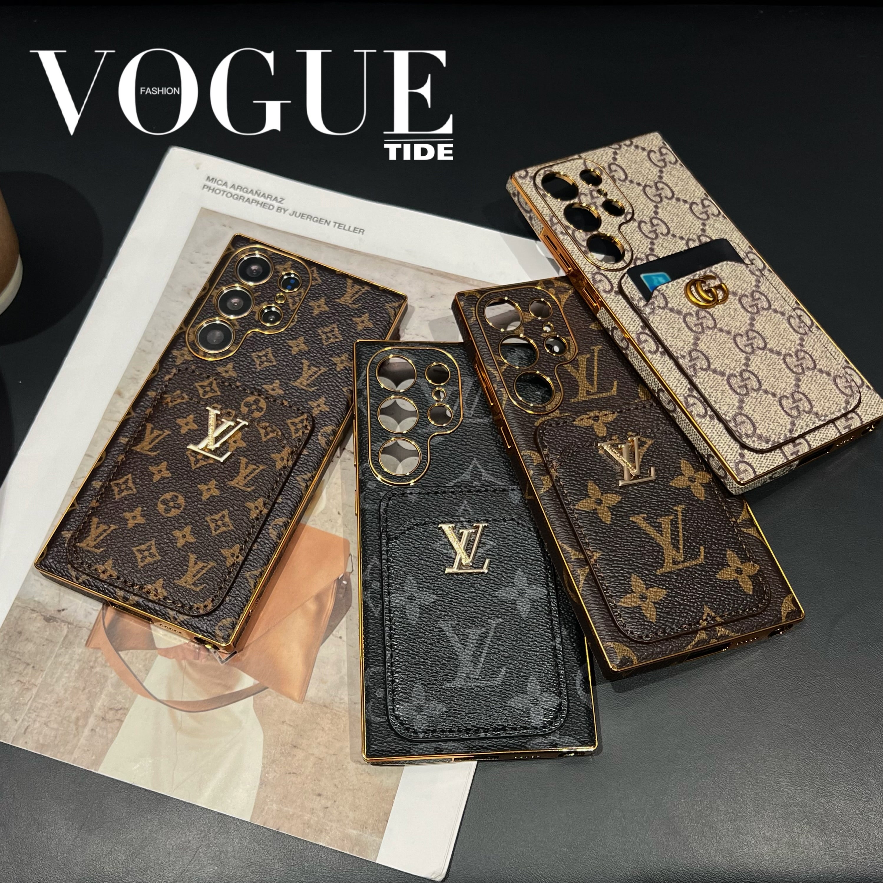 LV Signature Slim Shield for Samsung