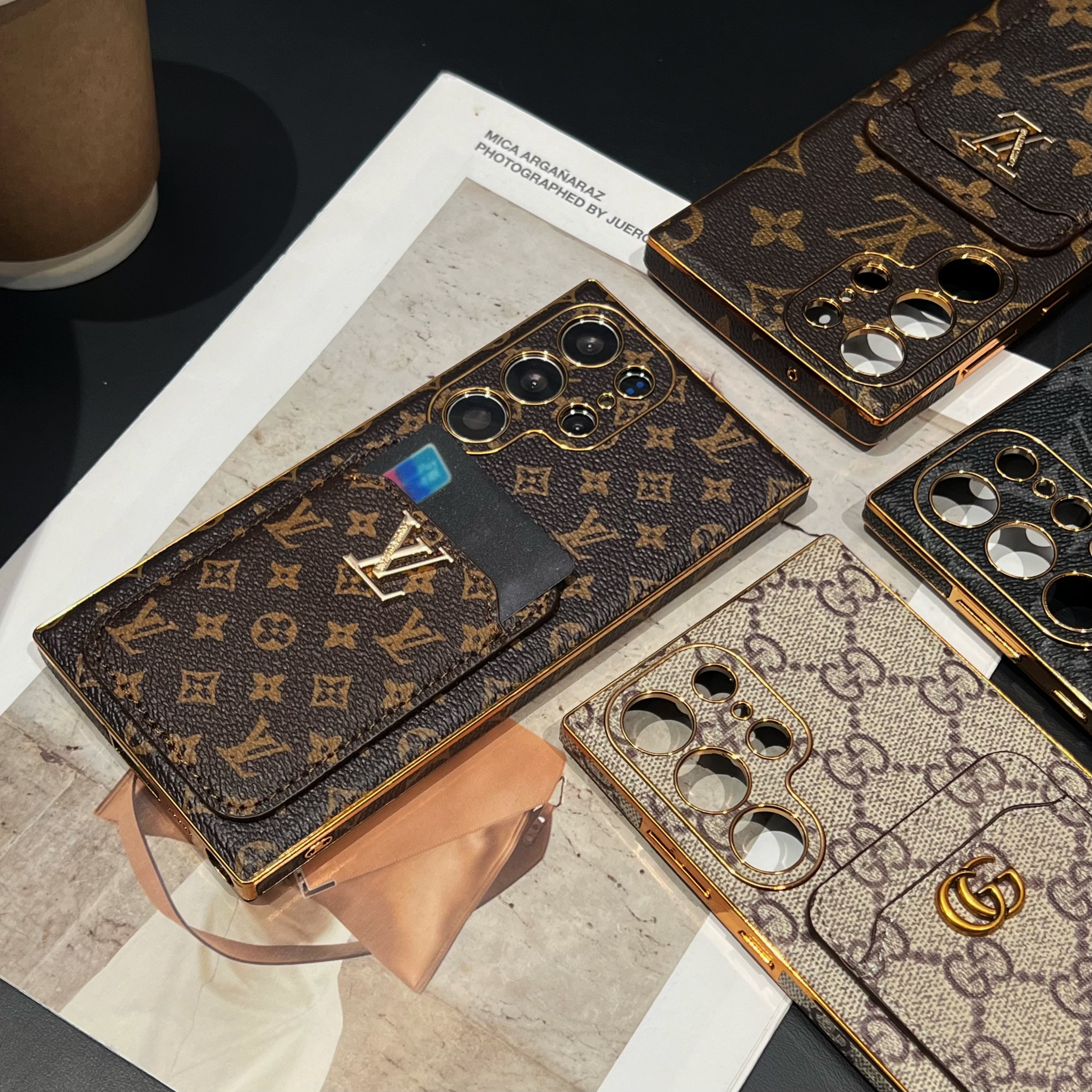 LV Signature Slim Shield for Samsung