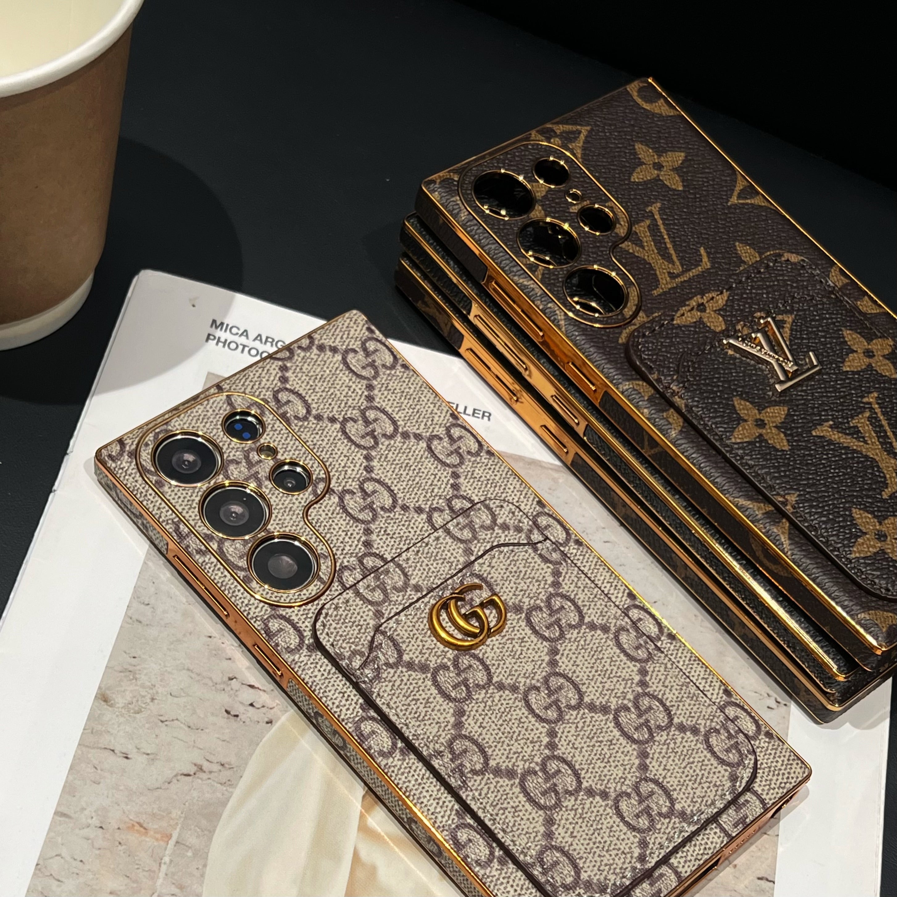 LV Signature Slim Shield for Samsung