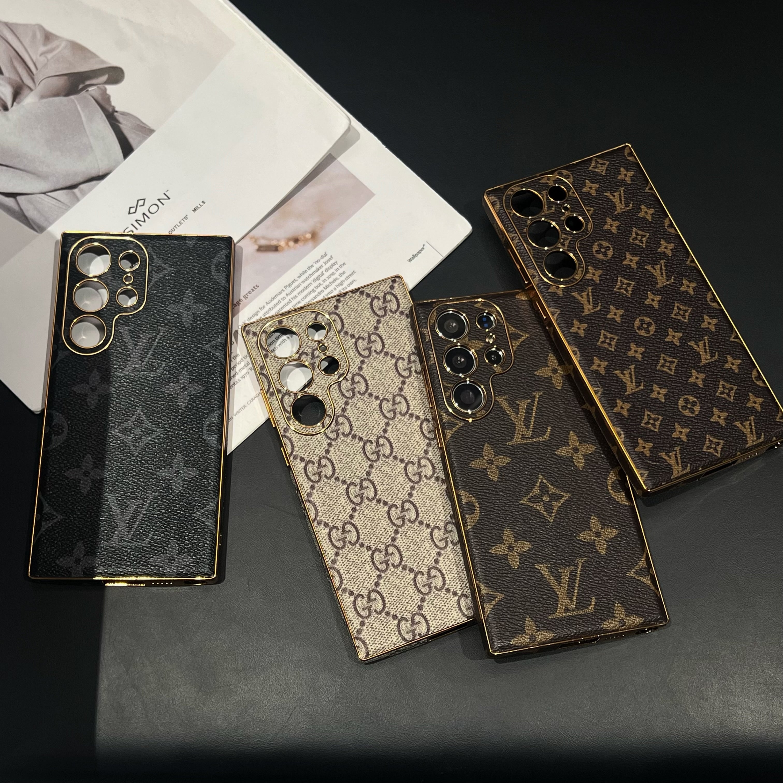 Louis Vuitton/ Gucci Chic Designer Style Samsung Galaxy Cover