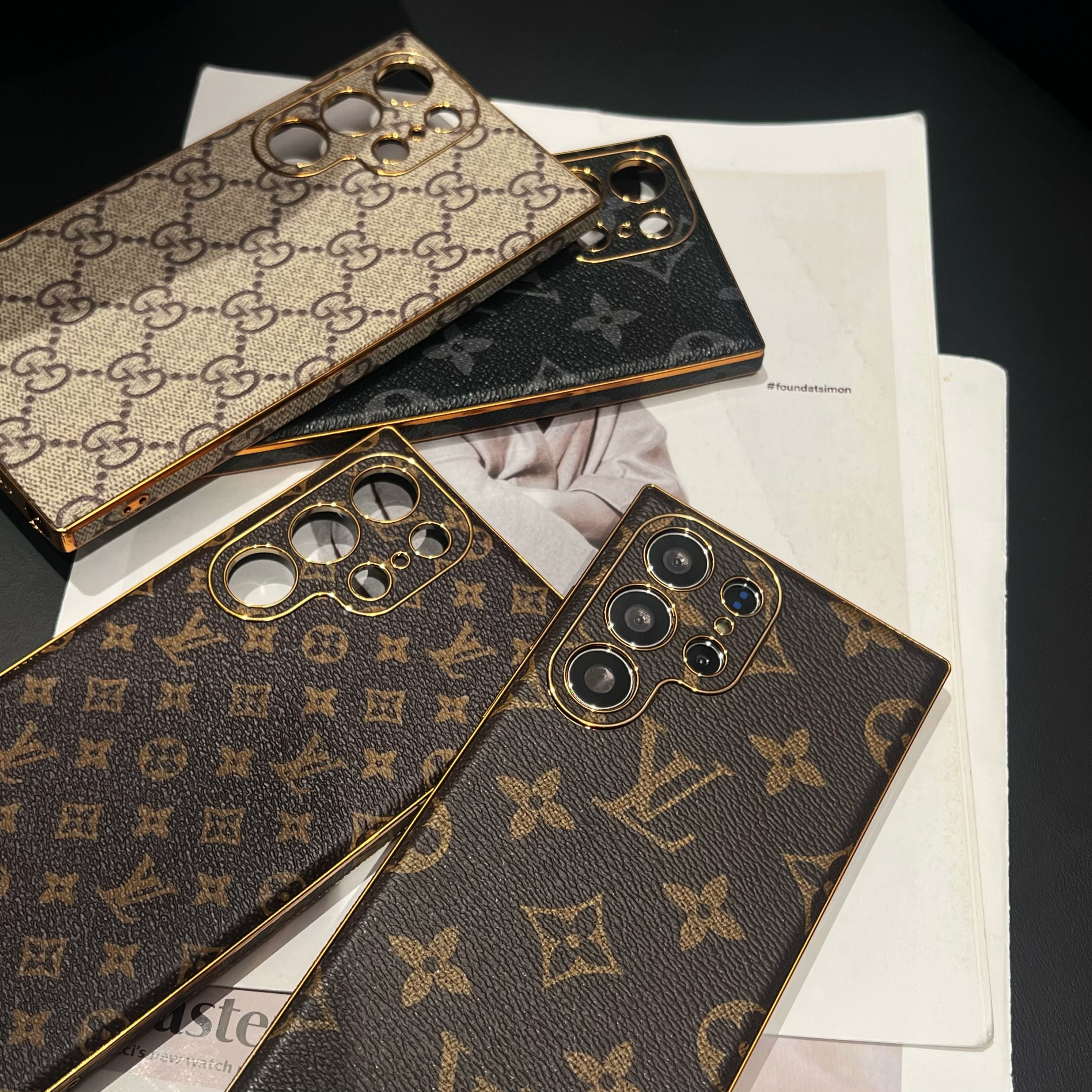 Louis Vuitton/ Gucci Chic Designer Style Samsung Galaxy Cover