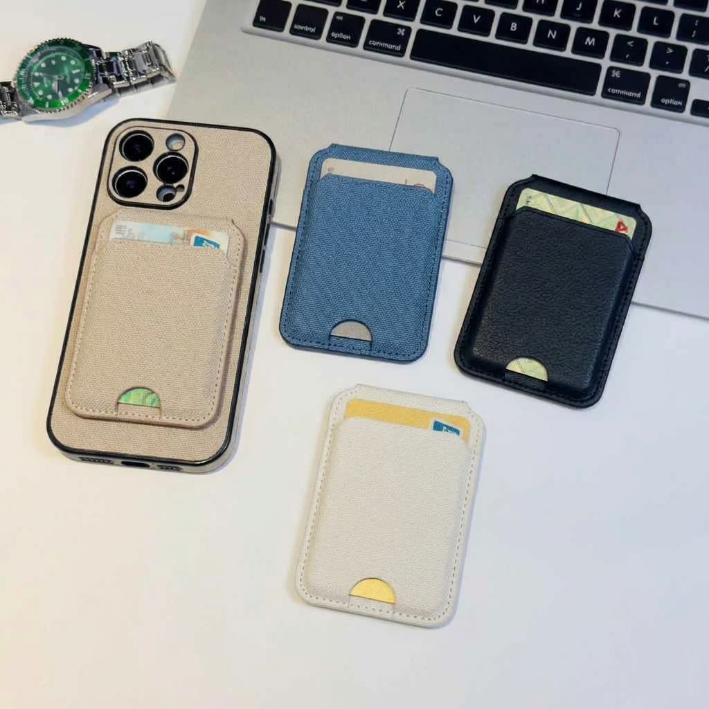 Luxe Monogram Wallet Card Case