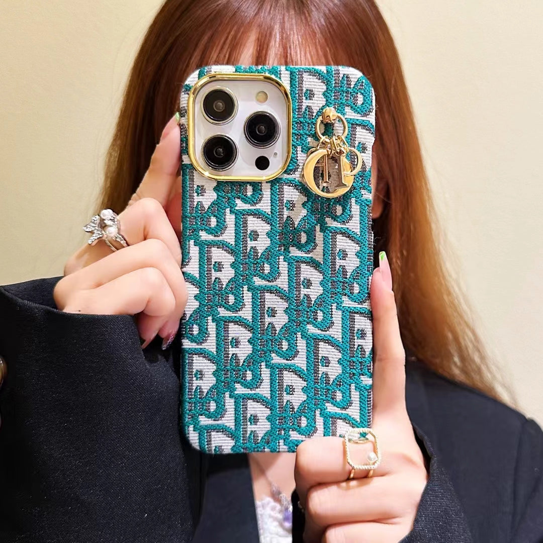 Premium Quality iPhone Protection with Dior Keychain
